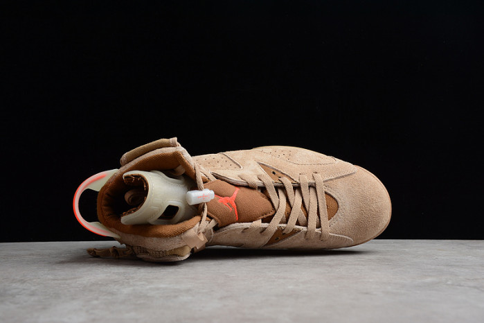 travis scott x air jordan 6 “british khaki” dh0690-200