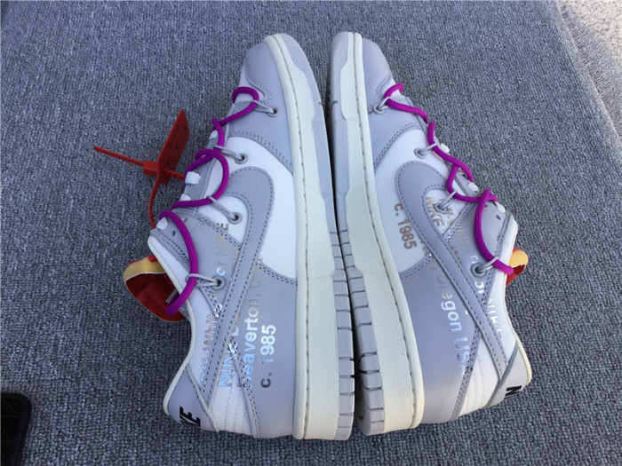 nike dunk low o-w lot 45 dm1602-101