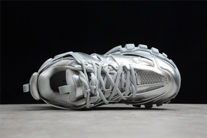 BALENCIAGA Track Trainer Full Silver Matllic 542023W2FS38100