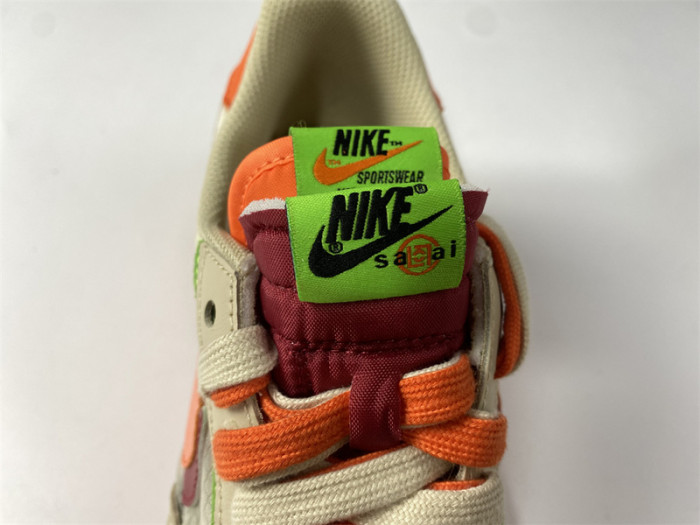 nike ld waffle sacai clot kiss of death net orange blaze dh1347-100