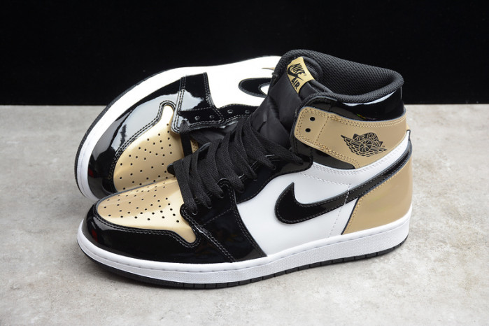 jordan 1 retro high nrg patent gold toe 861428-007