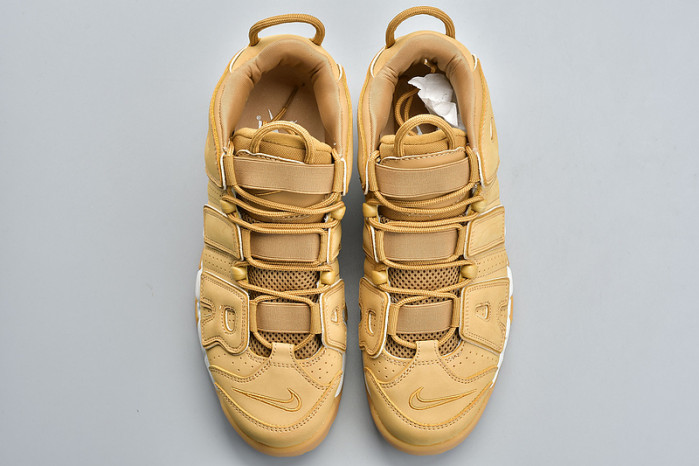 nike air more uptempo prm “wheat” brown aa4060-200