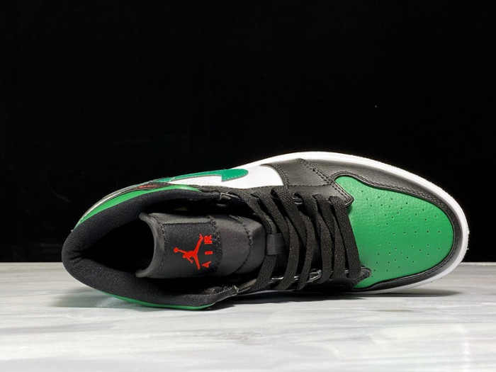 jordan 1 mid green toe 554724-067