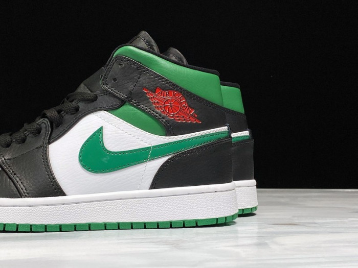 jordan 1 mid green toe 554724-067