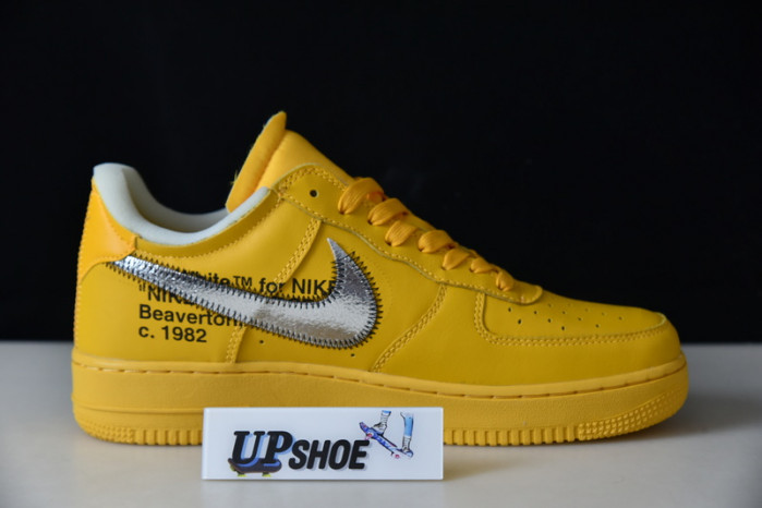 nike air force 1 low off-white ica university gold dd1876-700