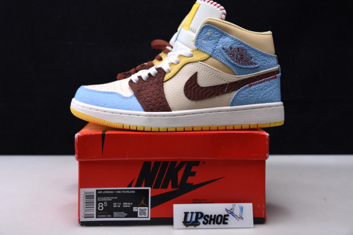 Ma*s*n chateau rouge x air jordan 1 high mid fearless cu2803-200