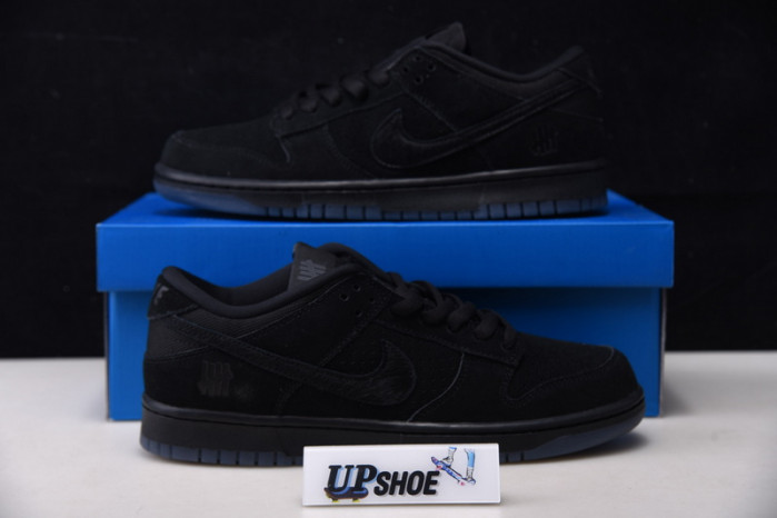 nike dunk low sp undefeated 5 on it black do9329-001