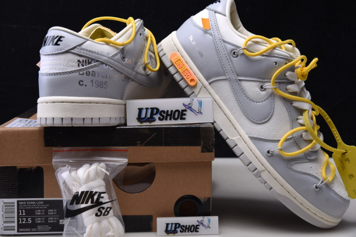 nike dunk low o-w lot 29 dm1602-103