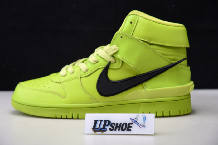 nike dunk high ambush flash lime cu7544-300