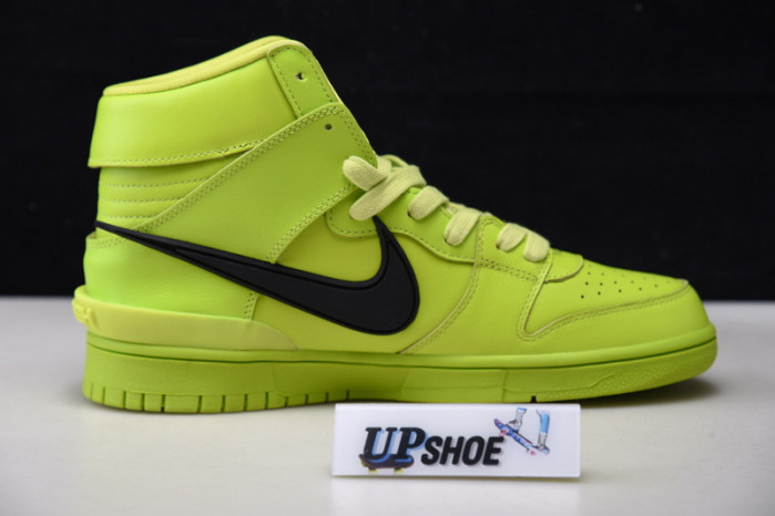 nike dunk high ambush flash lime cu7544-300