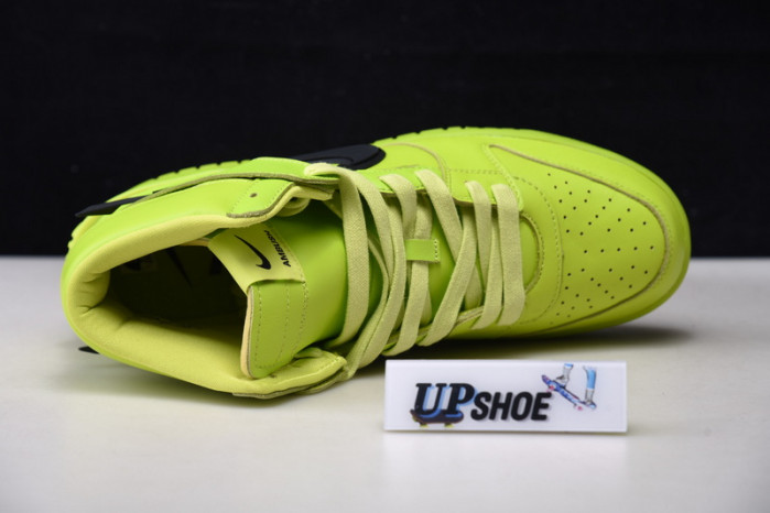 nike dunk high ambush flash lime cu7544-300