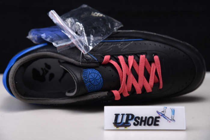 air jordan 2 retro low sp o-w black blue dj4375-004