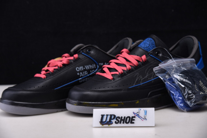 air jordan 2 retro low sp o-w black blue dj4375-004