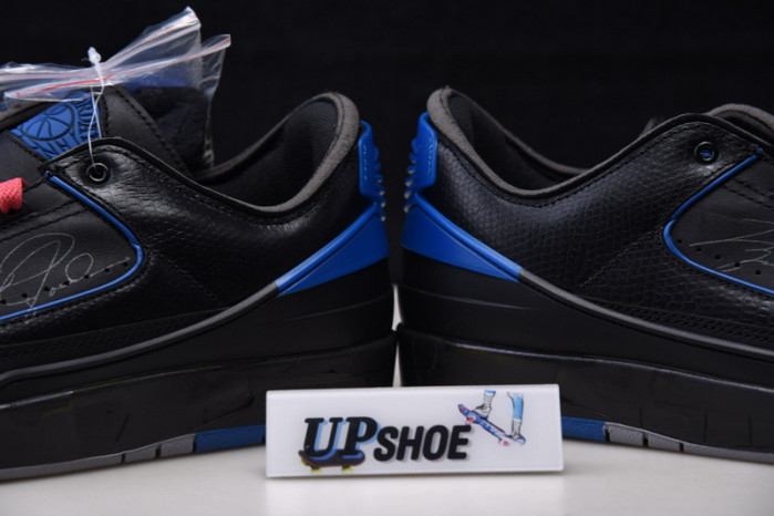 air jordan 2 retro low sp o-w black blue dj4375-004