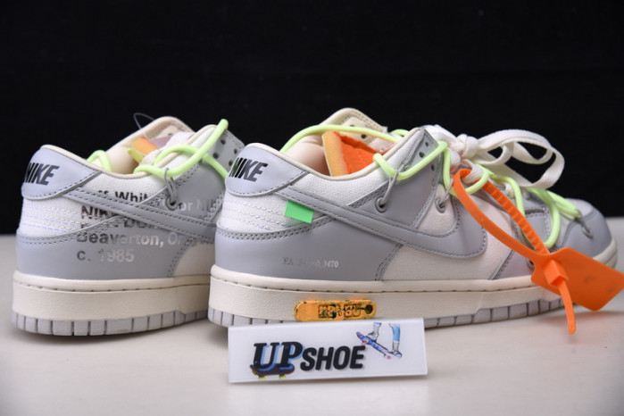 nike dunk low o-w lot 43 dm1602-128