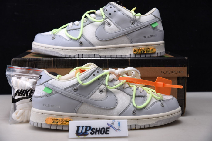 nike dunk low o-w lot 43 dm1602-128