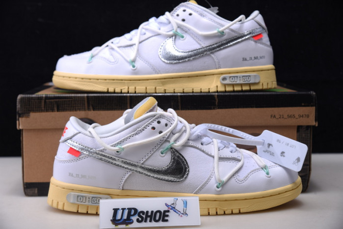 nike dunk low o-w lot 1 dm1602-127