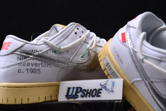 nike dunk low o-w lot 1 dm1602-127