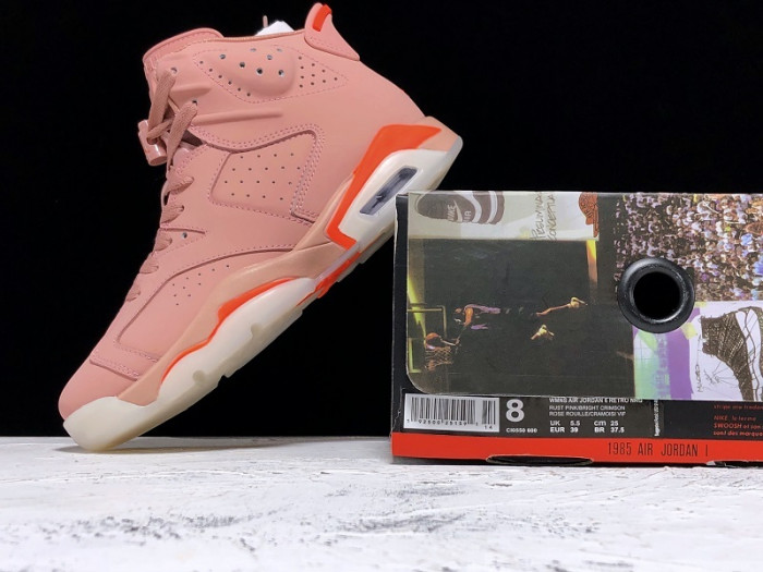 aleali may x air jordan 6 “millennial pink” ci0550-600