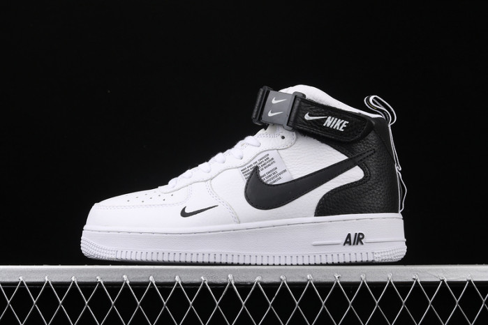 air force 1 mid utility white black 804609-103