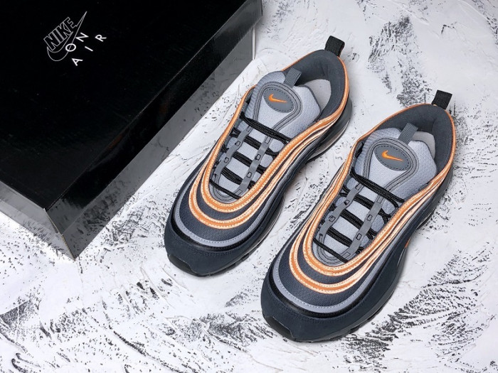 nike air max 97 wolf grey/total orange-black 921522-013