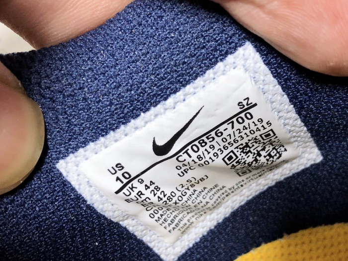nike dunk low o-w michigan ct0856-700