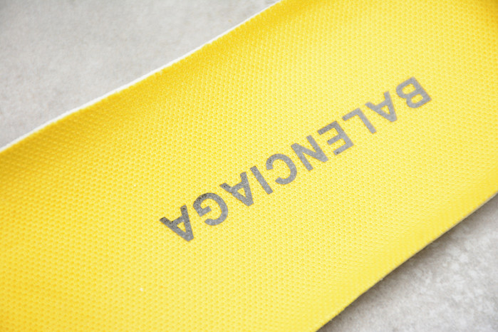 blcg sneaker triple.s.gomma colore jaune-rainbow noir