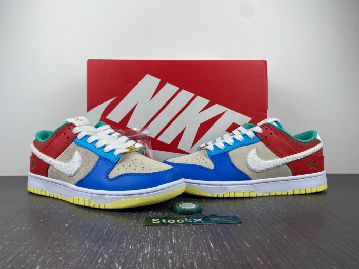nike dunk low retro prm year of the rabbit blue orange cream fd4203-111