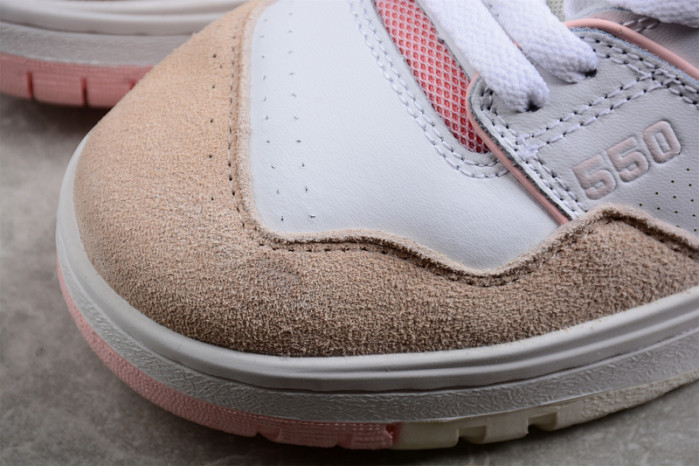new balance 550 white pink (w) bbw550wp