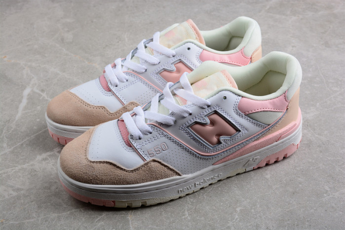 new balance 550 white pink (w) bbw550wp