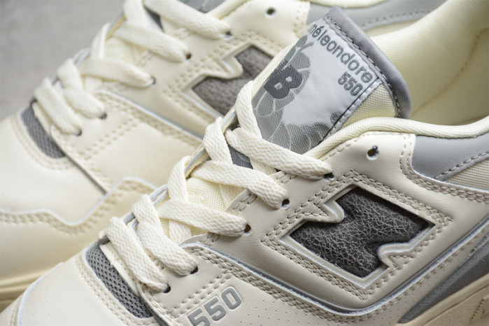 new balance 550 aaime leon dore white grey bb550ale