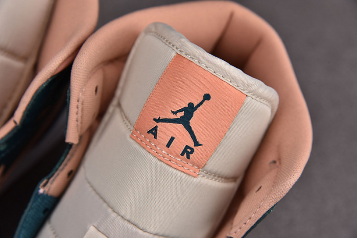 jordan 1 mid dark teal green (w) bq6472-308