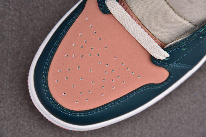 jordan 1 mid dark teal green (w) bq6472-308