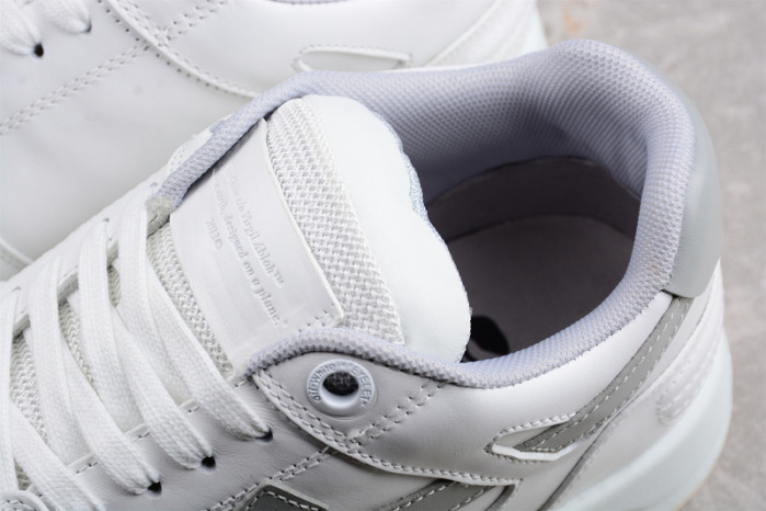 o-w out of office low-top leather sneakers