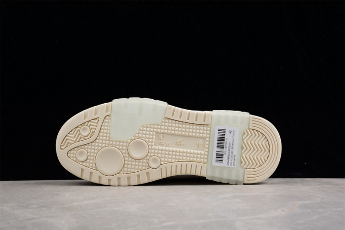 o-w out of office low-top leather sneakers