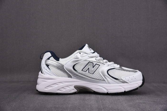 new balance 530 white silver navy mr530sg